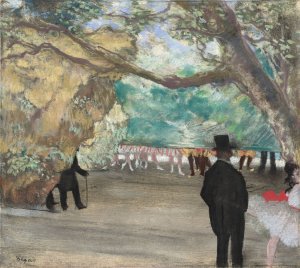 The Curtain by Edgar Degas Oil Painting Reproduction