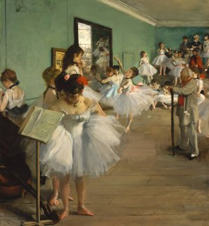 The Dance Class by Edgar Degas Oil Painting Reproduction