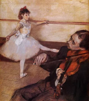 The Dance Lesson by Edgar Degas - Hand-Painted Oil Painting Reproduction