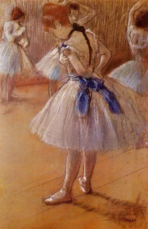 The Dance Studio by Edgar Degas - Hand-Painted Oil Painting Reproduction