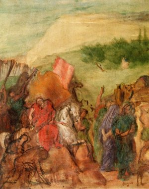 The Daughter of Jephta Study by Edgar Degas Oil Painting Reproduction