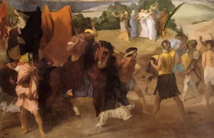 Main Product Photo of The Daughter of Jephtha Painting by Edgar Degas