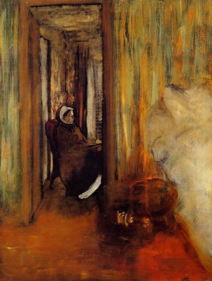 The Nurse by Edgar Degas Oil Painting Reproduction