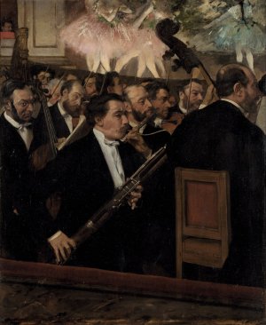 The Orchestra At The Opera by Edgar Degas Oil Painting Reproduction