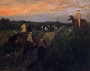 The Promenade on Houseback by Edgar Degas Oil Painting Reproduction