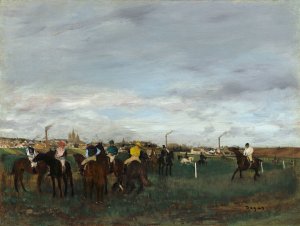 The Races by Edgar Degas Oil Painting Reproduction