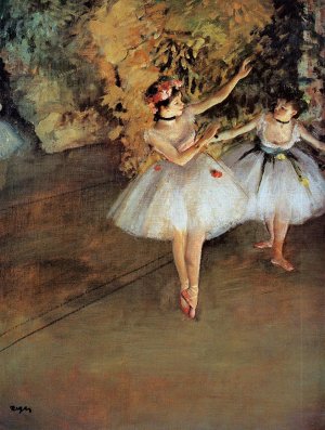 Main Product Photo of The Rehearsal on Stage Painting by Edgar Degas