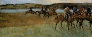 The Trainers by Edgar Degas Oil Painting Reproduction