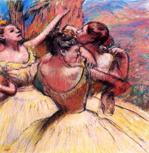 Three Dancers 3 by Edgar Degas Oil Painting Reproduction