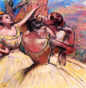 Three Dancers 3 by Edgar Degas Oil Painting Reproduction