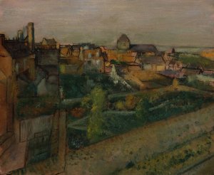 View of Saint-Valery-sur-Somme by Edgar Degas Oil Painting Reproduction