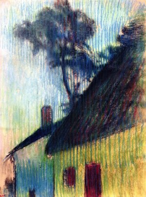 Village Corner by Edgar Degas Oil Painting Reproduction
