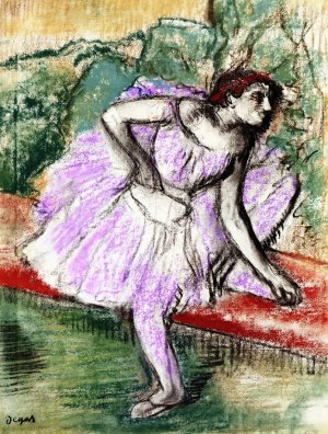 Violet Dancer by Edgar Degas Oil Painting Reproduction