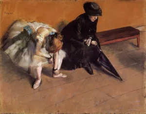 Waiting by Oil Painting Reproduction
