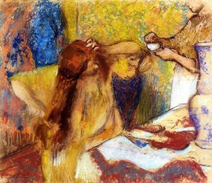 Woman at Her Toilette 4 by Edgar Degas Oil Painting Reproduction