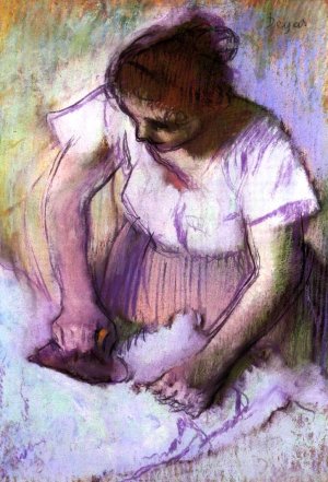 Woman Ironing 2 by Edgar Degas Oil Painting Reproduction