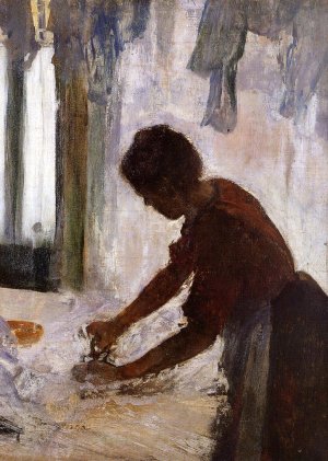 Woman Ironing also known as Silhouette by Edgar Degas Oil Painting Reproduction