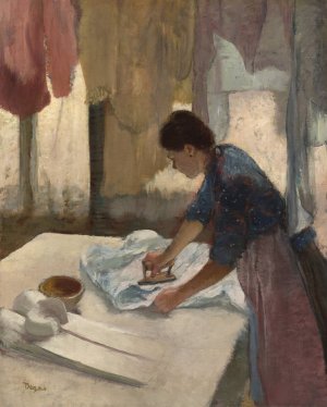 Woman Ironing by Edgar Degas Oil Painting Reproduction