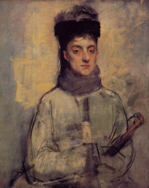 Woman with an Umbrella by Edgar Degas Oil Painting Reproduction